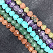 ��Ȼʯ����ɢ��10x10x5mmֱ�׻�ɫ���δ������� DIY���Ʒ���