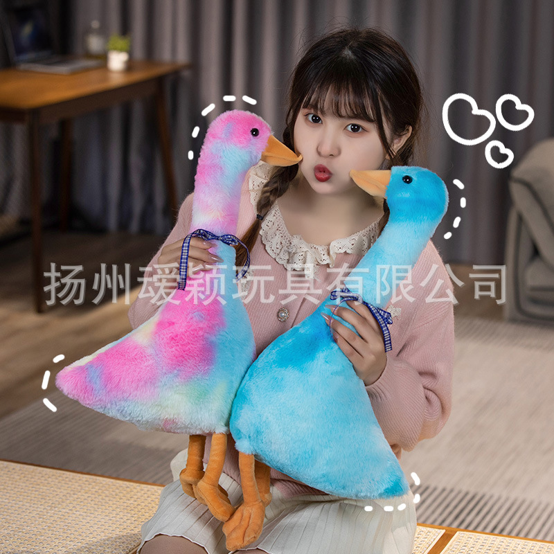 新款ins大鹅公仔宝宝陪睡大白鹅玩偶公仔 毛绒玩具鹅抱枕陪伴礼物