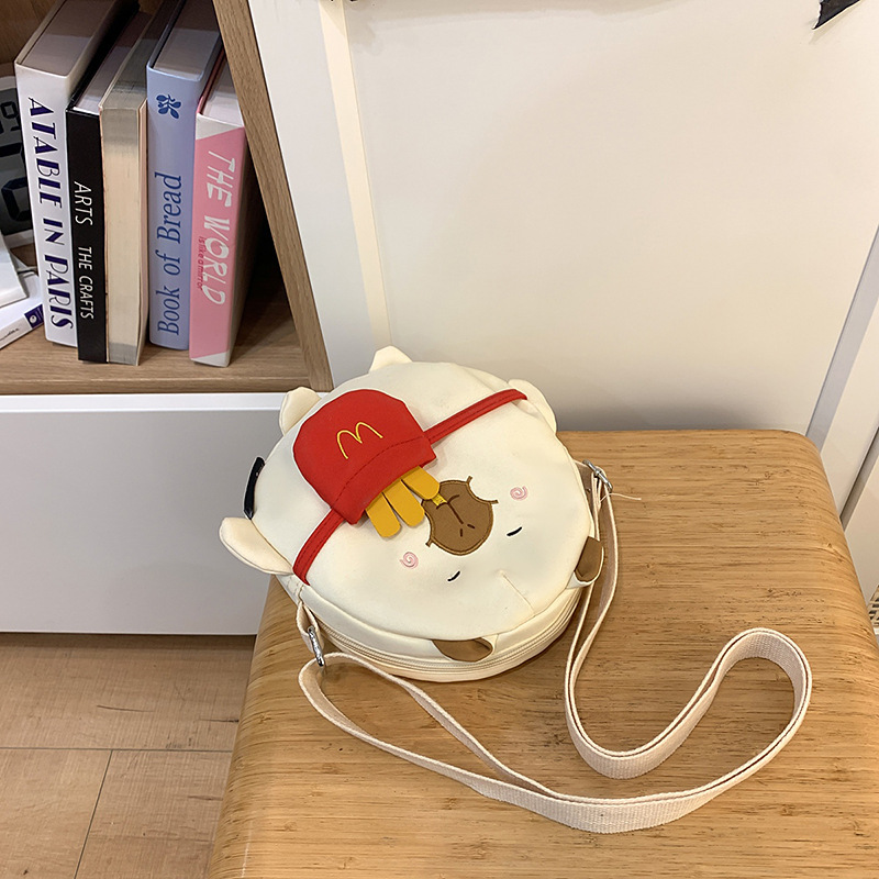 カピバラ クロスボディバッグ レディース 多用途 携帯電話バッグ 2025 新しいかわいいカピバラ 旅行 通勤 軽量 ショルダーバッグ|undefined