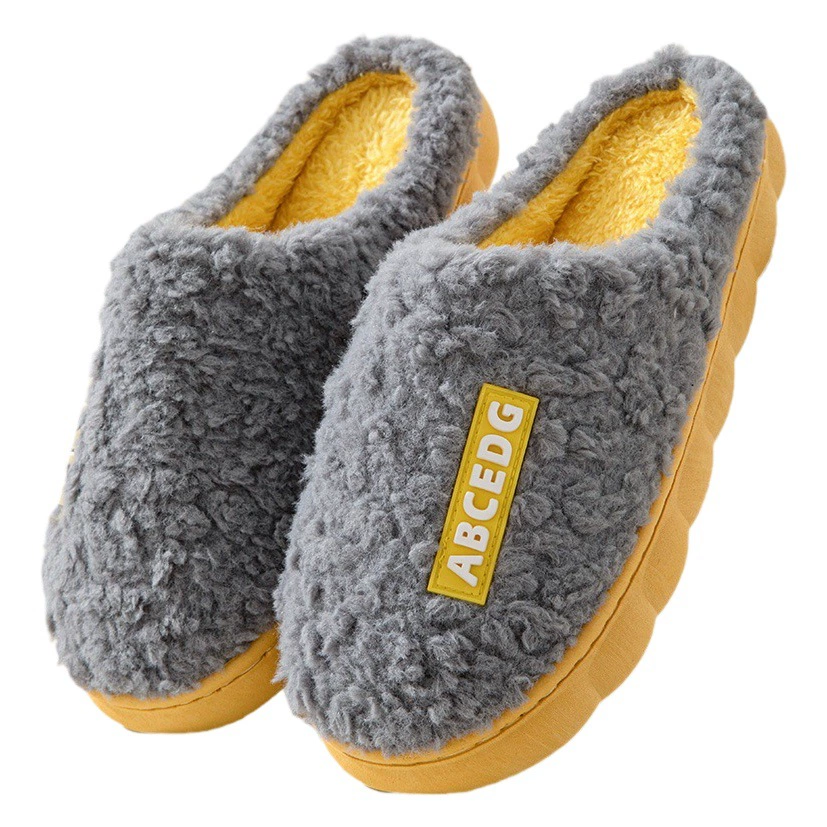 Оптовая продажа, новые хлопковые тапочки, женские осенне-зимние домашние Нескользящие теплые тапочки Maomao Moon с толстой подошвой для мужчин