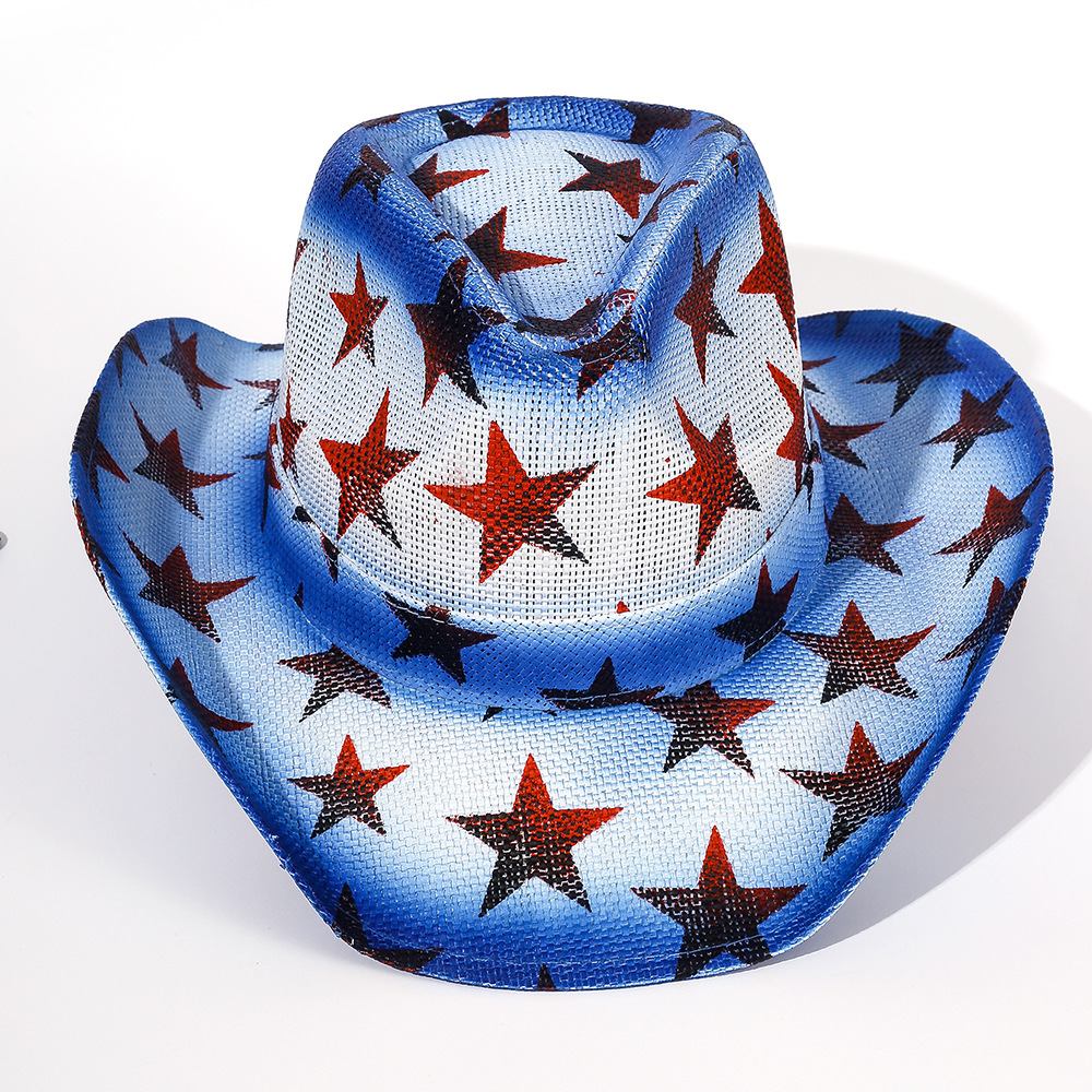 Nuevo de alta gama de moda sombrero de vaquero sombrero de paja sombrero de vaquero occidental americano