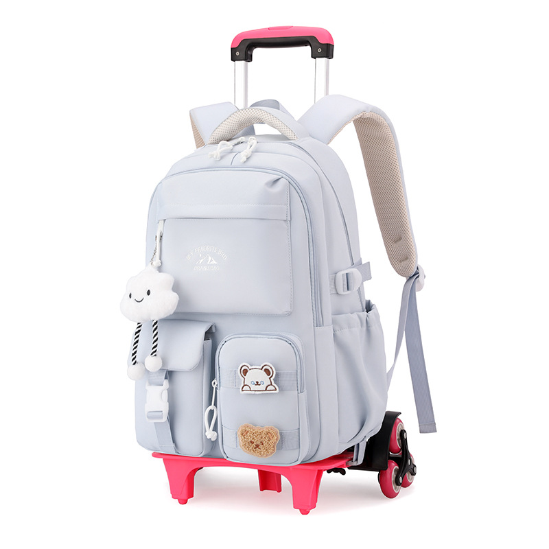 Nuevas mochilas escolares transfronterizas para estudiantes de secundaria y preparatoria, mochilas escolares de gran capacidad, estilo coreano, viento, anti-salpicaduras