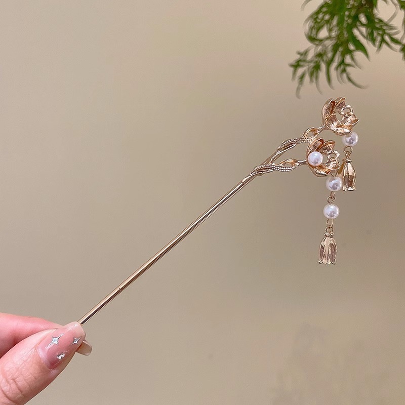 El estilo de alta sensación de miniatura caballo falda clip de cabello nuevo estilo chino tocado antiguo clip de cabello estilo nacional clip de cabello paso de cabello para mujeres image 101