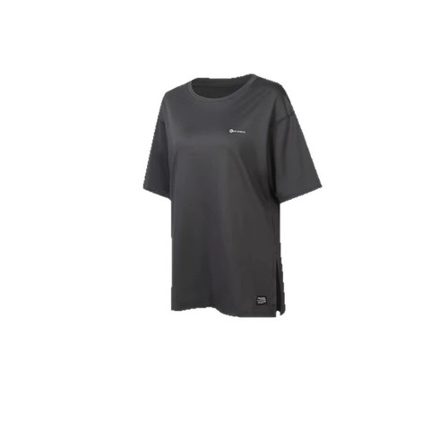 Women's Short Sleeve Summer Quick-Dry Hip-Length Long-Sleeve Sports T-Shirt for Plus Size Women, Loose Casual Yoga Top, Solid Color