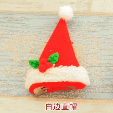Jin Ming Guan nuevo producto de decoración de Navidad LED con lámpara sombrero de Navidad abrazadera para el cabello BB abrazadera para el cabello una variedad de opciones image 4