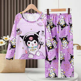 春秋儿童家居服中大童女孩可爱宝宝家居服睡衣童装休闲空调服批发