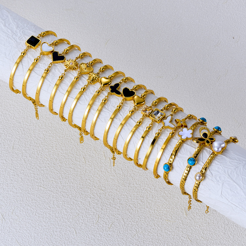 【Factory】European and American Cross-Border Jewelry Wholesale, Amazon Supply, Various Fashionable Bracelets, Open Hoop Bracelets, Chain Bracelets 【Factory】European and American Cross-Border Jewelry Wholesale, Amazon Supply, Various Fashionable Bracelets, Open Hoop Bracelets, Chain Bracelets