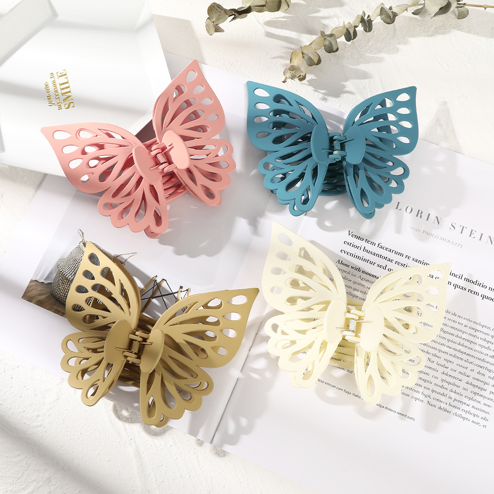 Simple Style Butterfly Plastic Handmade Hair Claws 1 Piece display picture 5