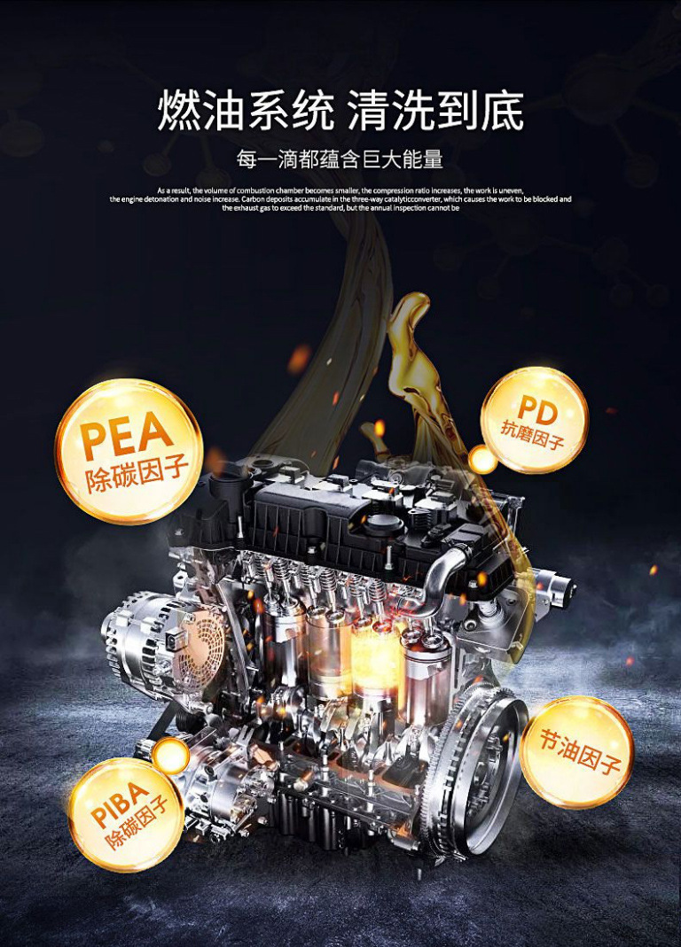 Carfu Diesel Additive Carbon Deposit Remover Truck Engine Cleaner Fuel Treasure Carfu 2-in-1 Carbon Deposit Remover