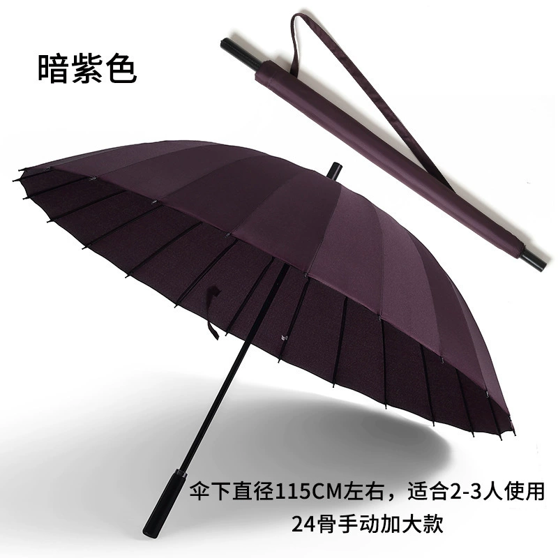 Automatic big umbrella, black double-layer tandem bike