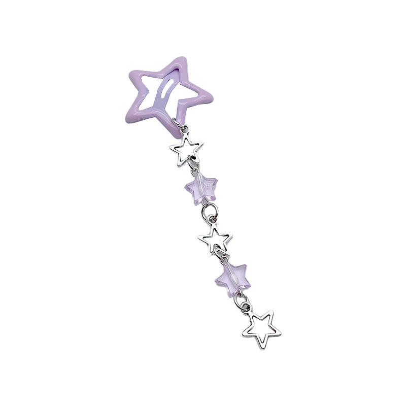 [Наподобие звезды] Sweet dopamine girl pentagram, звезды, бродячий Su заколка для волос милый универсальный BB-зажим персонализированные аксессуары для волос