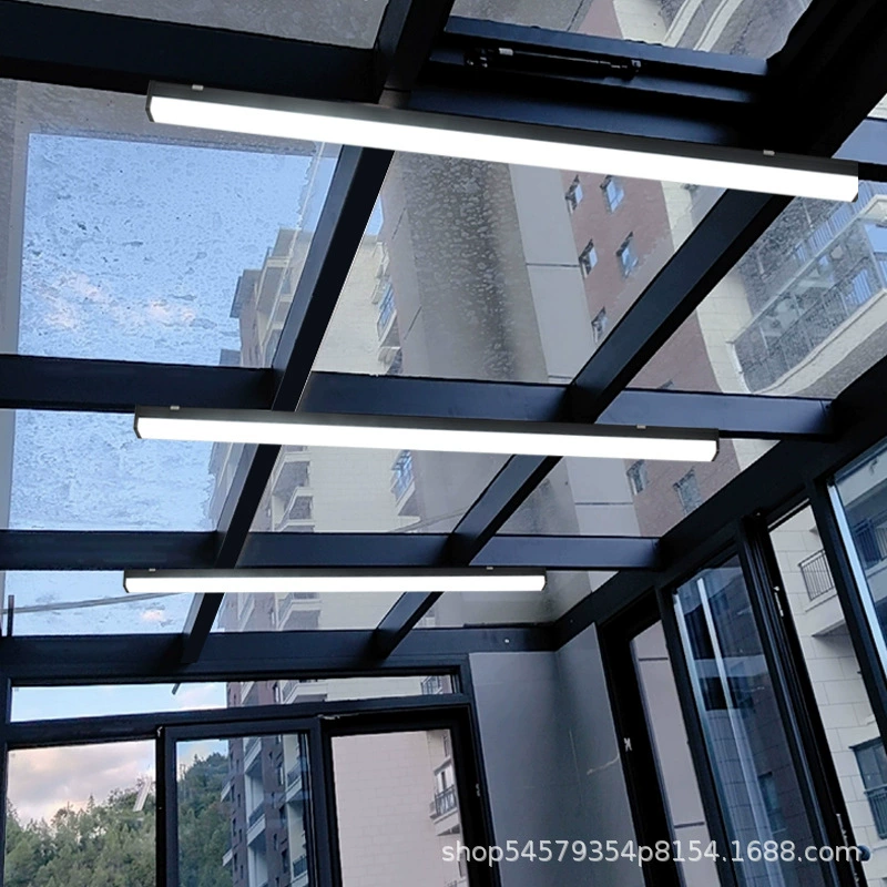 Glass ceiling light for gazebo, LED lights, remote control