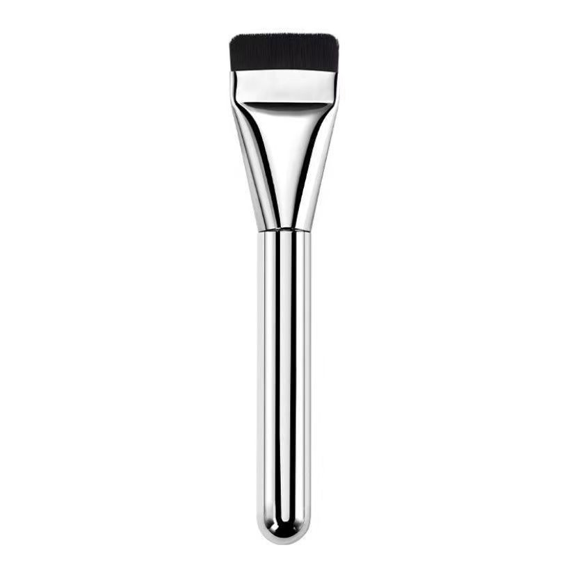 Super delgado un tipo de cepillo de base de un tipo de cepillo de maquillaje de cuchilla de cabeza plana sin marcas refrescador de base de mano cepillo de máscara líquida
