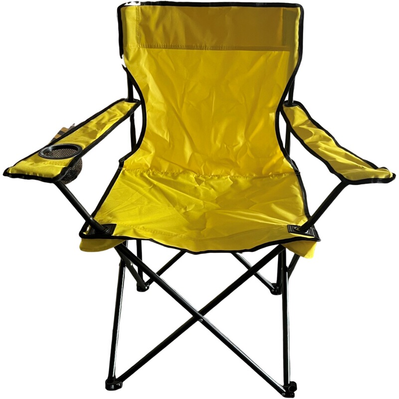 Yg-C077 Cross-Border Supply of High-Quality Beach Chairs, Armchairs, Leisure Chairs, Camping Chairs, Yellow