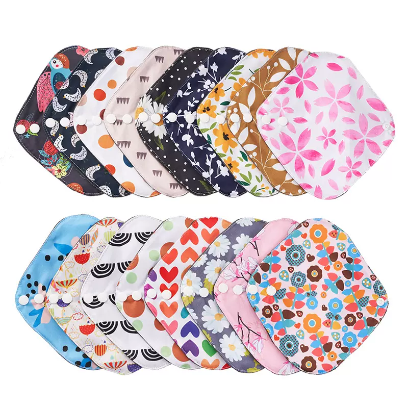 新款 S码 可洗姨妈巾 竹炭女士护理垫 可洗卫生巾Menstrual pad