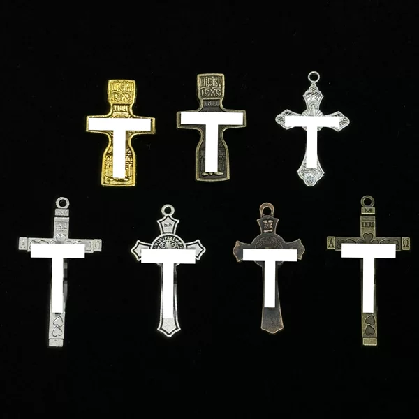 Vintage Metal Jewelry Necklace Bracelet DIY Rosary Pendant Pendant Hanging Handmade Bead Accessories Die Casting Zinc Alloy