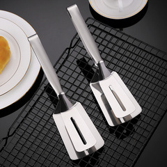 304 stainless steel thick steak tongs fish pan griddle barbecue tongs meat tongs kitchen fish turner griddle food tongs