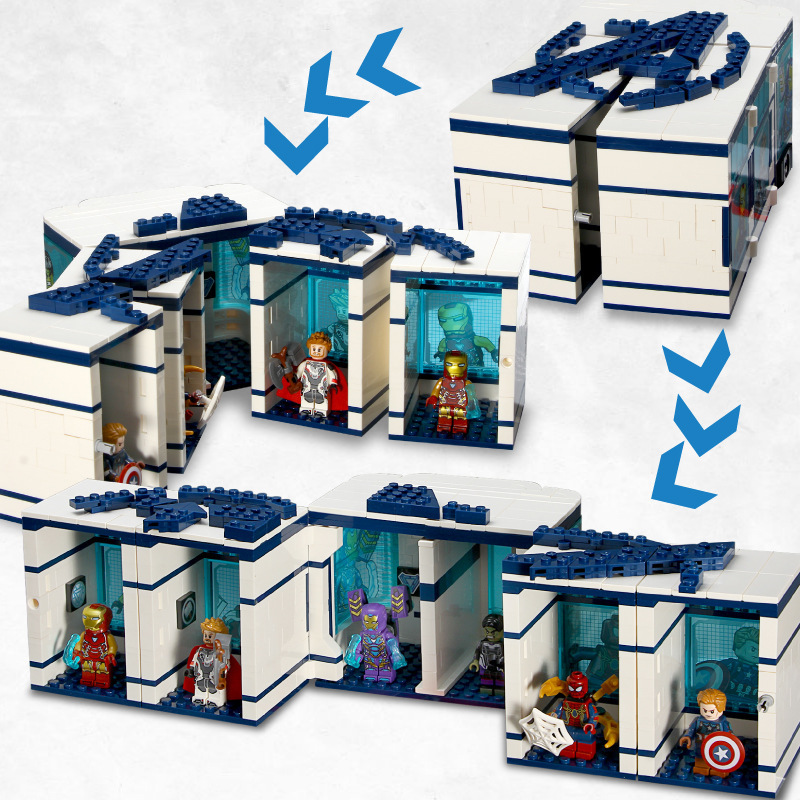 S Brand Sy1469 Iron Hero Avengers Gnaku Assembled Building Block Toys Cross-Border Toys