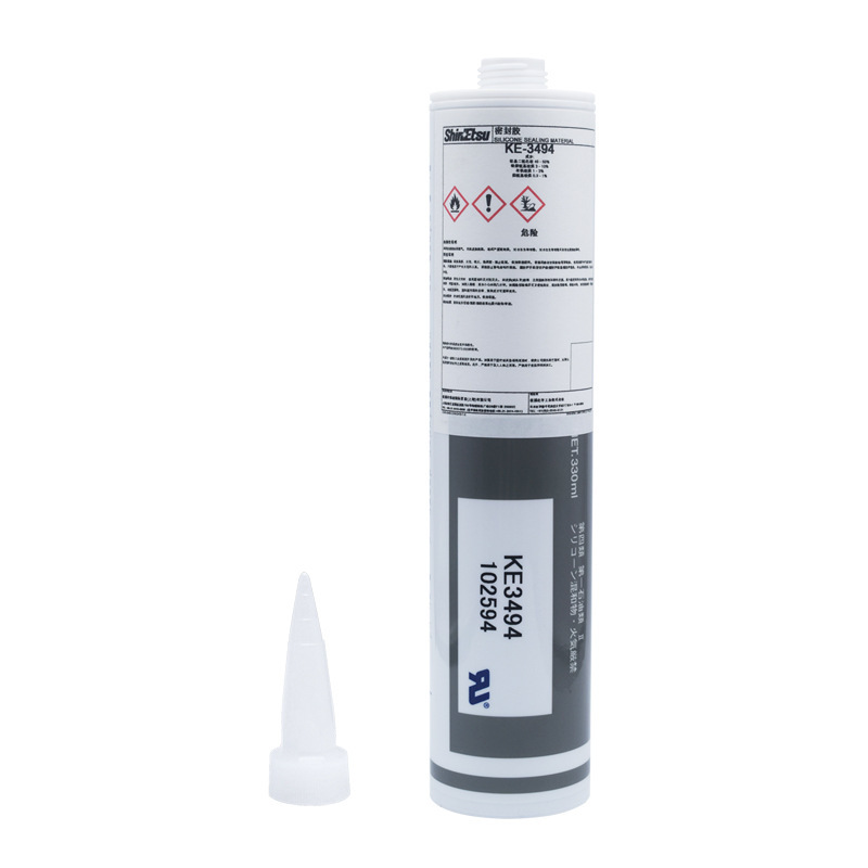 日本信越KE3494 灰色防火 阻燃级硅酮密封胶 信越KE-3494有机硅胶