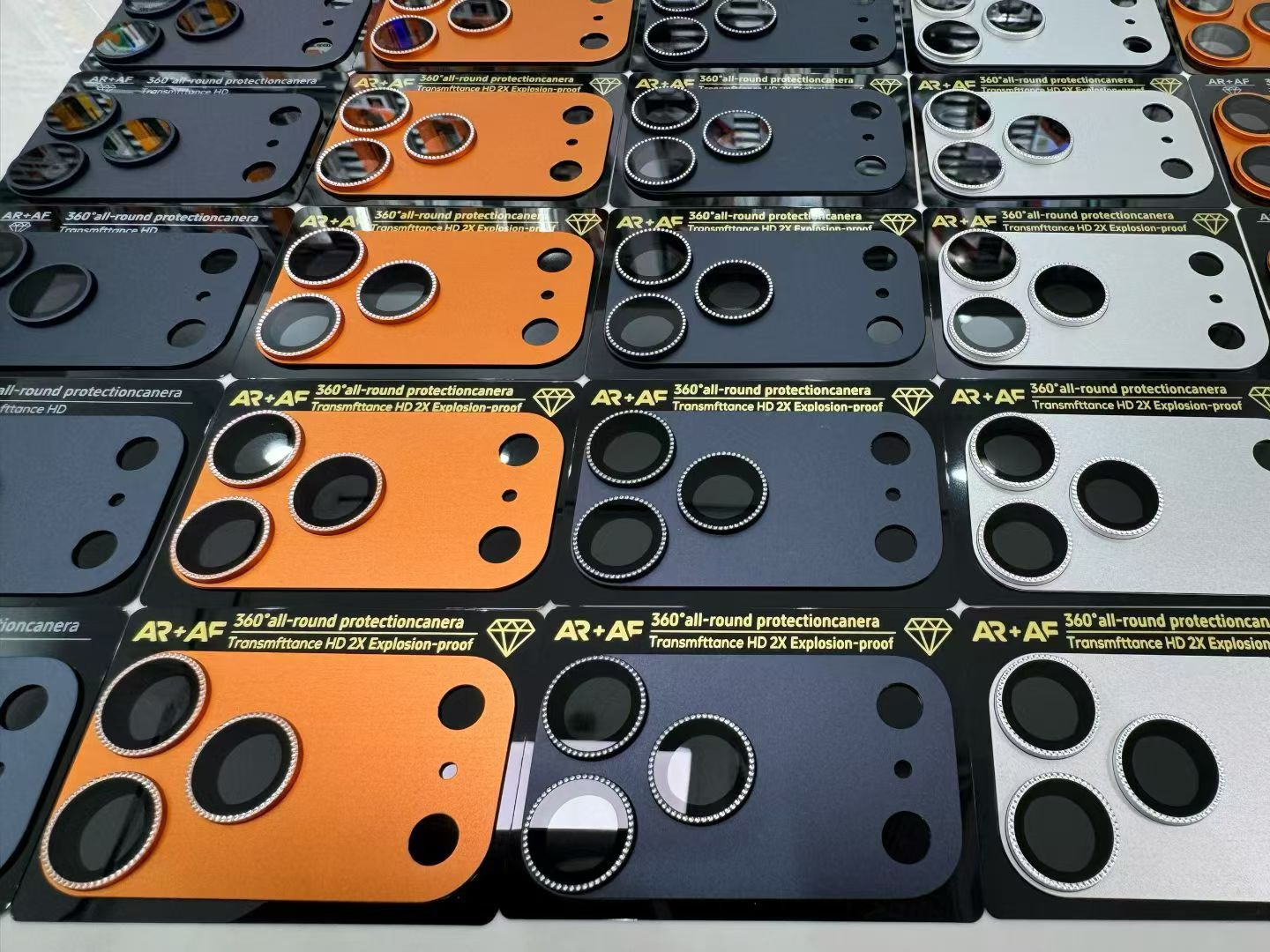 Aplicable a Apple 17Promax AR grabado película de lente de diamante iphone 17pro una armadura flash gafas de diamante