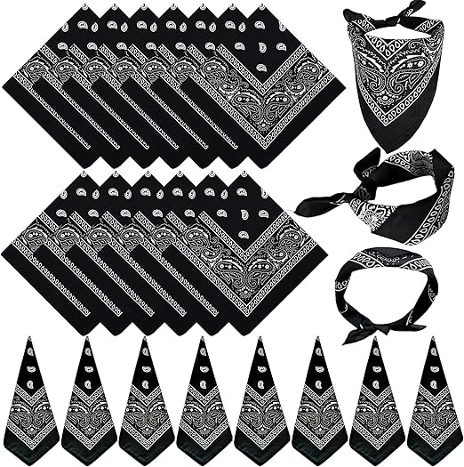 Manufacturers Can Customize Logo Text Polyester Square Scarf Paisley Headscarf Hip-Hop Street Dance Cycling Cashew Flower Scarf