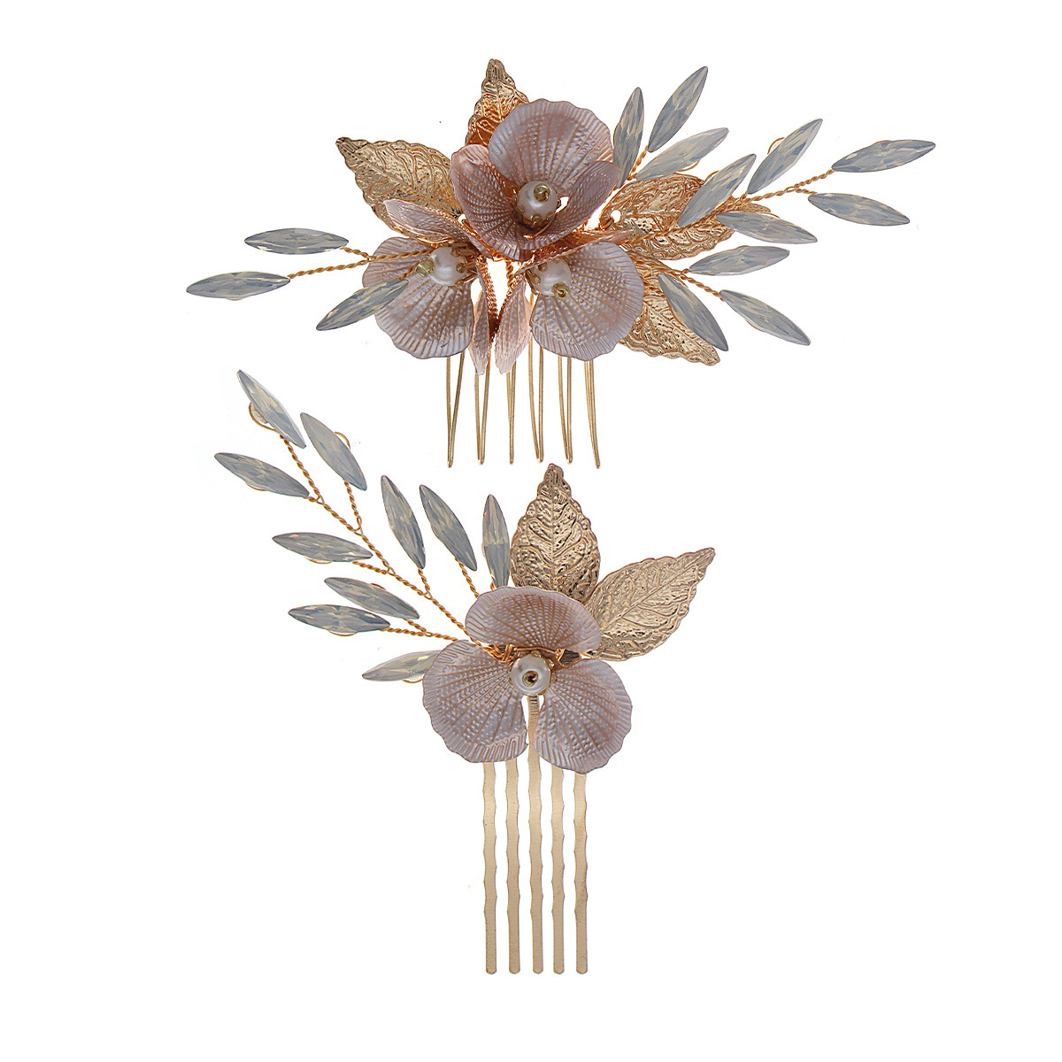 Simple Style Flower Metal Handmade 1 Pair