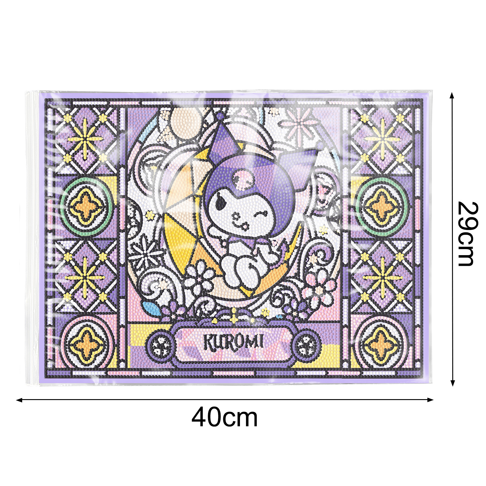 Pintura de diamantes alrededor de almohadillas de comedor dibujos animados Steely restaurante pinturas decorativas hechas a mano venta al por mayor transfronteriza