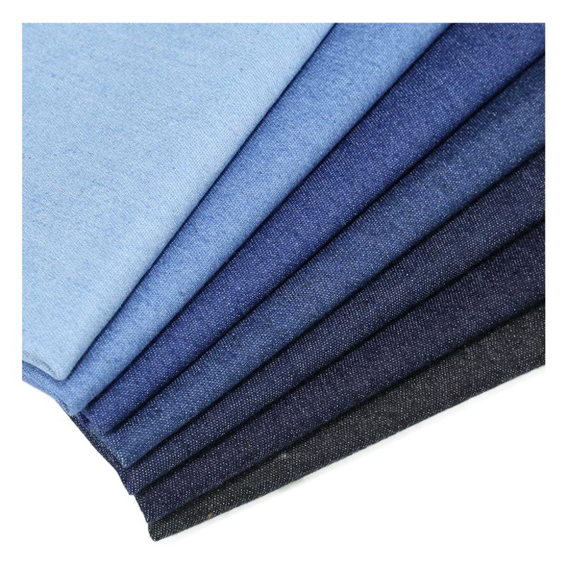 T0165 спот 16 * 150D эластичная промывка джинсовая ткань 6oz тонкая сумка, обувь, шляпа, одежда, джинсовая ткань