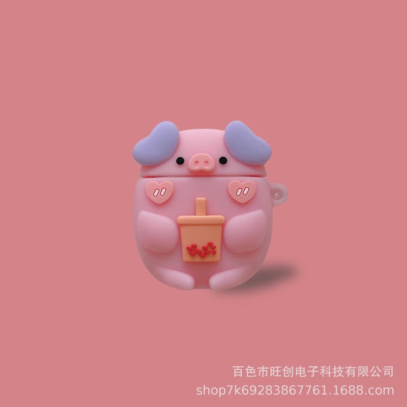 苹果AirPods1/2/3/4代硅胶保护套AirPodsPro2代四/五代卡通保护壳|undefined