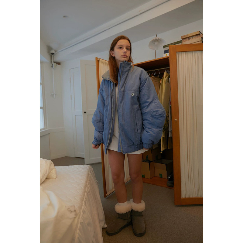 Now, the 2025 Winter New Collection Features Korean Designer Casual, Age-Reducing, Lazy-Style, Warm Stand-Collar Cotton Jackets