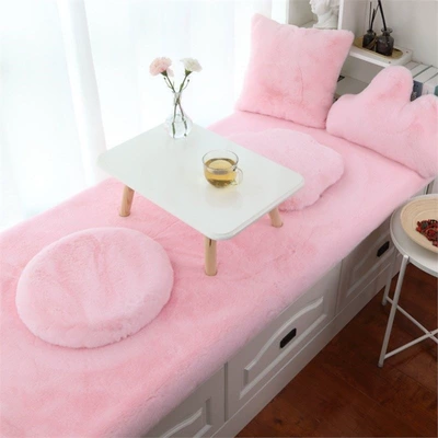 Car Carpet Chess Carpet Retro Full-Cover Girl's - pink-imitation-rabbit-fur-thickened-50-160cm-rectangle-price-of-mat