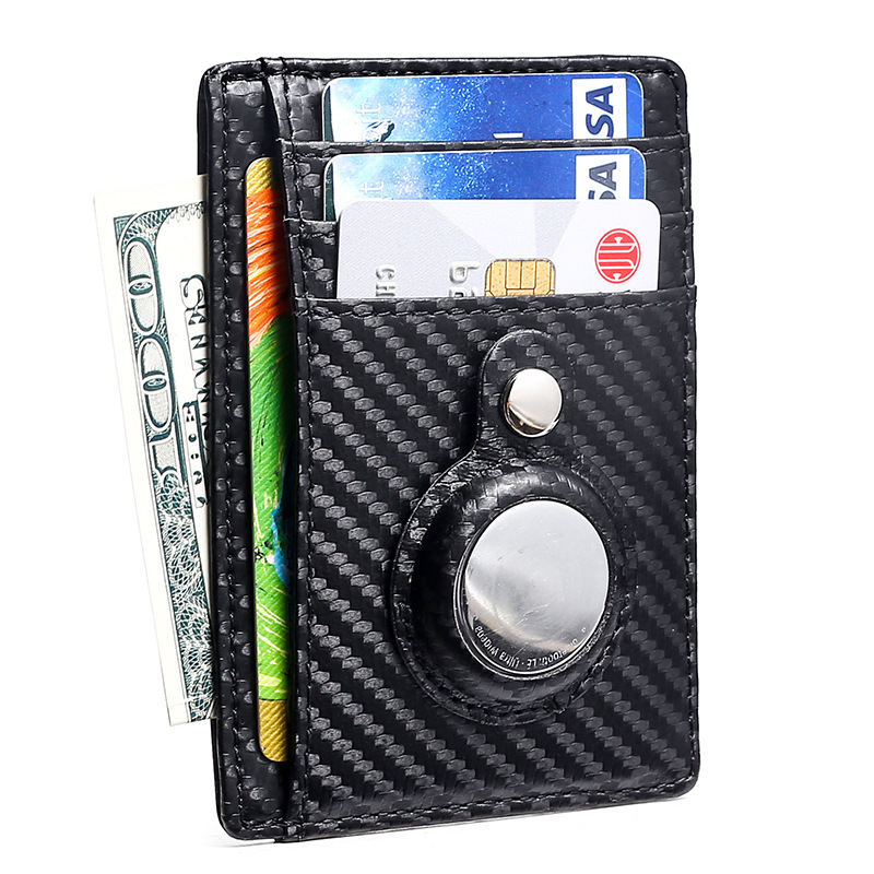 Apple tracker card case protective case anti-theft RFID case locator PUairtag card holder card case wallet wholesale Apple tracker card case protective case anti-theft RFID case locator PUairtag card holder card case wallet wholesale