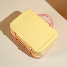 撞色手提箱14寸行李箱创意化妆箱迷你小旅行箱伴手礼包装盒印logo