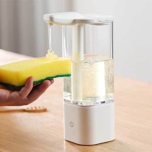 Doote automatic mobile phone washing electric dishwashing liquid charging smart sensor kitchen dish soap liquid wall-mounted detergent