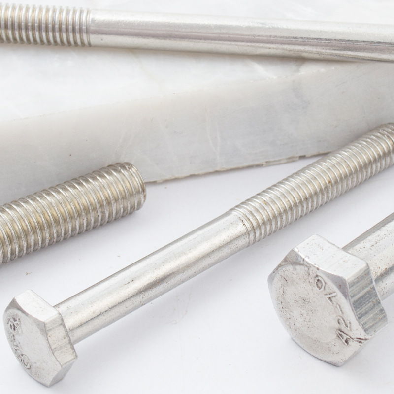 201 stainless steel full/half thread screws, external hexagon screws, external hexagon head bolts wholesale fasteners M5/M6/M8 