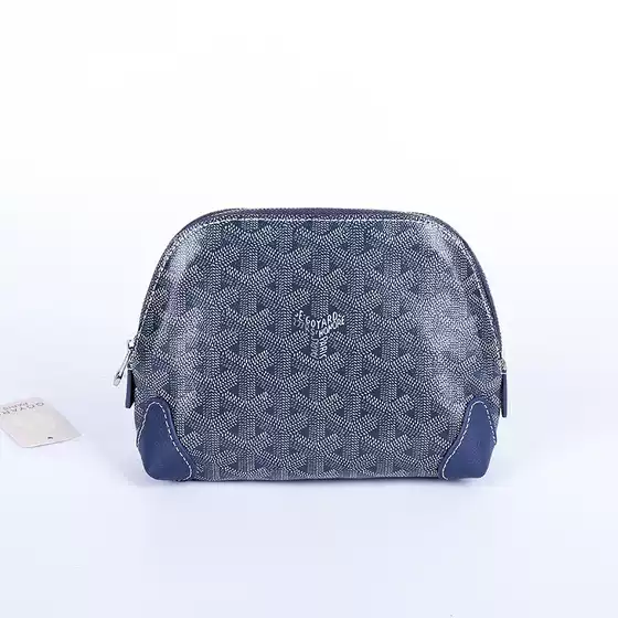 Goyard Shell Cosmetic Bag Organizer Urban Minimalist Dog Tooth Zip Clutch Purse for Men and Women Print Coin Purse Cross-border