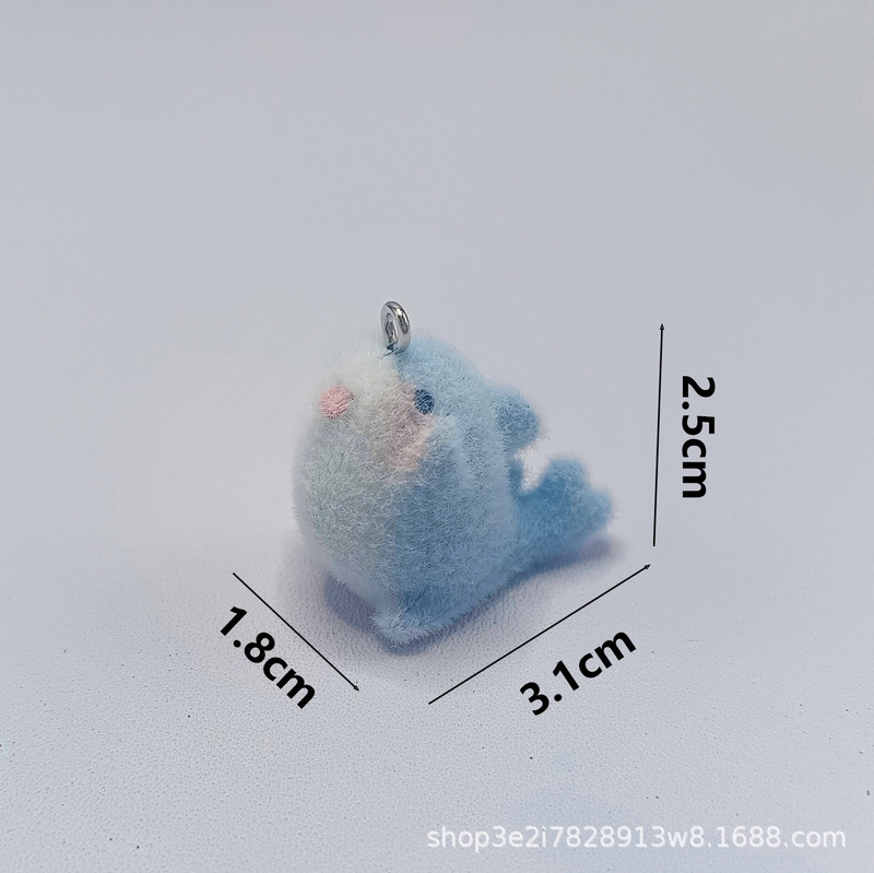2025 トレンディな人形樹脂植毛ペンダント三次元漫画キーホルダーキー DIY 手作りジュエリー車のペンダント|undefined
