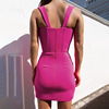 Temperament dress European and American foreign trade sexy V-neck dress