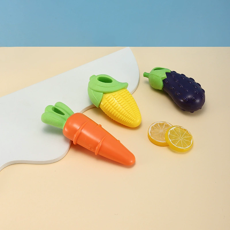Игрушка для домашних животных, устойчива к укусам, имитация овощей, морковь, баклажан, кукуруза, креативная игрушка для угрюмых собак