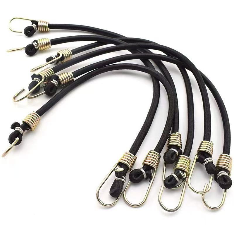 Ventas transfronterizas calientes de alta elasticidad redonda de goma elástica cuerda elástica de motocicleta correa de ataduras de carpa elástica manga
