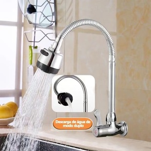 Manufacturer Produces and Sells Abs Wall-Mounted Universal Pipe, Plastic Horizontal Universal Pipe, Two-Speed Water Outlet Kitchen Faucet