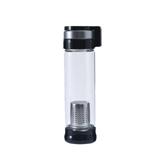 定制托玛琳富氢杯茶水分离玻璃杯办公茶杯户外便携车载水杯