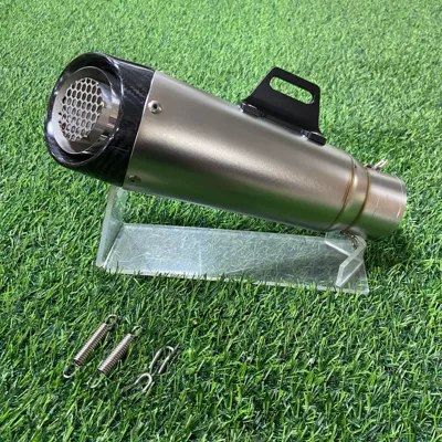 Three-Layer Tail Section 321RR Motorcycle exhaust pipe - three-layer-carbon-headband-mesh-60mm