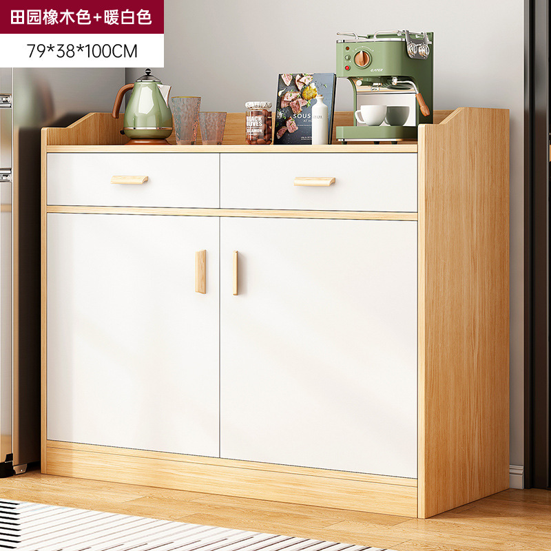 简约小户型客厅靠墙储物柜轻奢风家用厨房多功能餐边柜收纳置物架|undefined