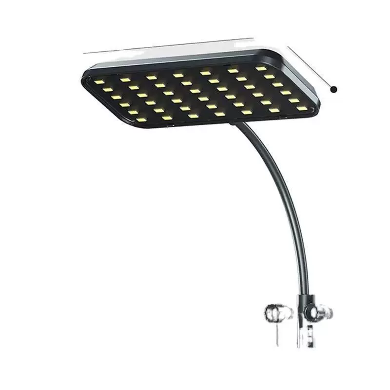 Underwater aquarium, black energy-saving universal lights, comfortable light spectrum