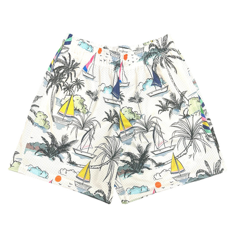 Men's Trendy Outdoor Shorts Sports Shorts Summer Quick-Drying Breathable Sports Fitness Quarter Shorts Fitness Shorts