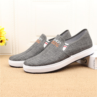 (Zero Batch) Spring and Autumn Old Beijing Cloth Shoes Men's Fashion Casual Shoes Student Shoes Board Shoes Low Shallow Mouth Single Shoes