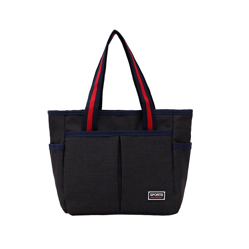 New Handbag Canvas Bag Mommy Bag Middle-Aged and Elderly Grocery Shopping Coin Handbag Multi-Layer Large Capacity Casual Women's Bag