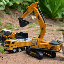 儿童玩具工程车儿童玩具车运输车挖土机货车吊车压路机铺路机堆高