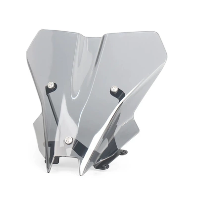 Motorcycle front windshield Cb750 Hornet 2025- Front - honda-cb750-hornet-2025-wind-deflector-grey